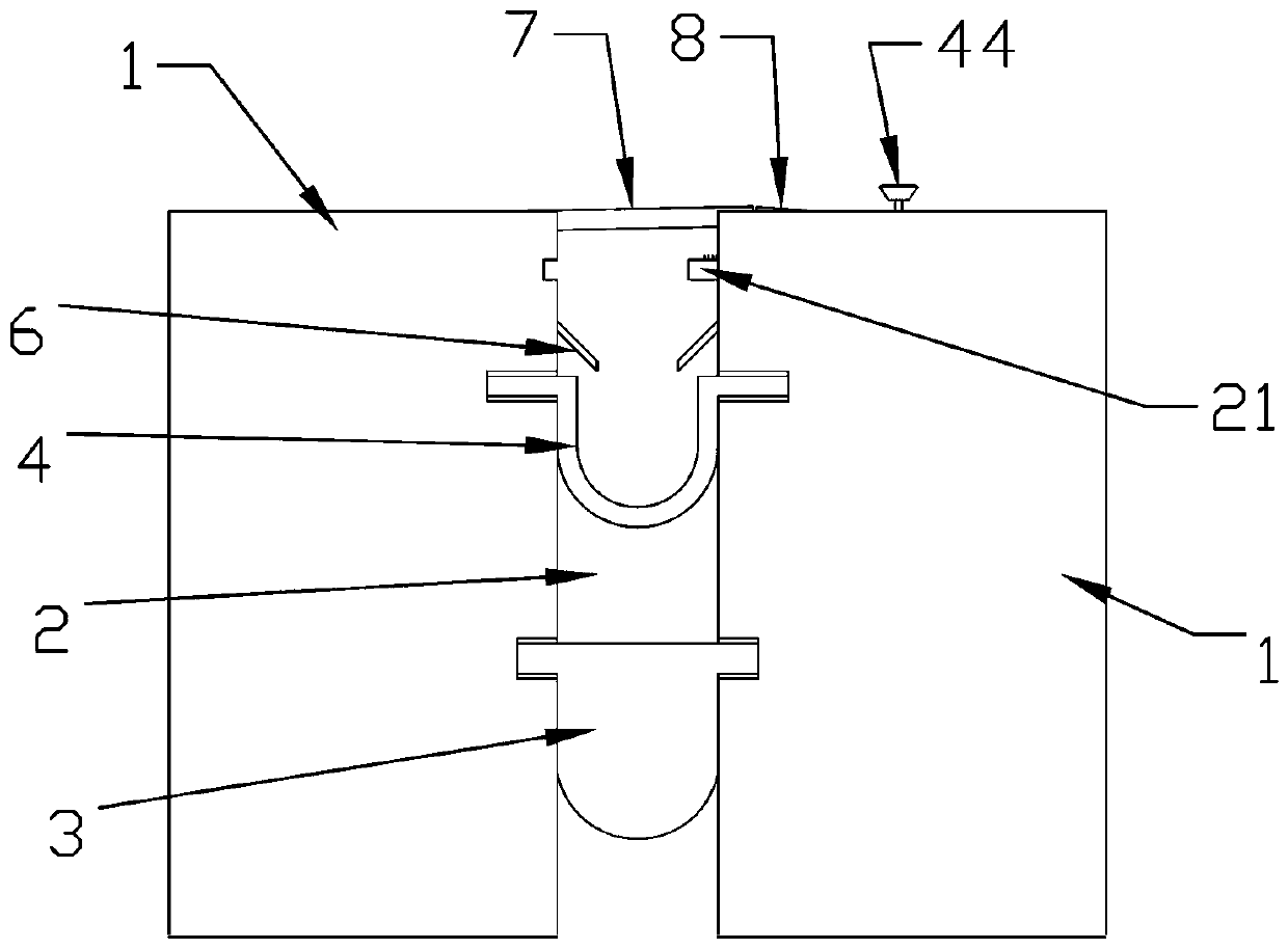 Water-proof structure for civil engineering expansion joint