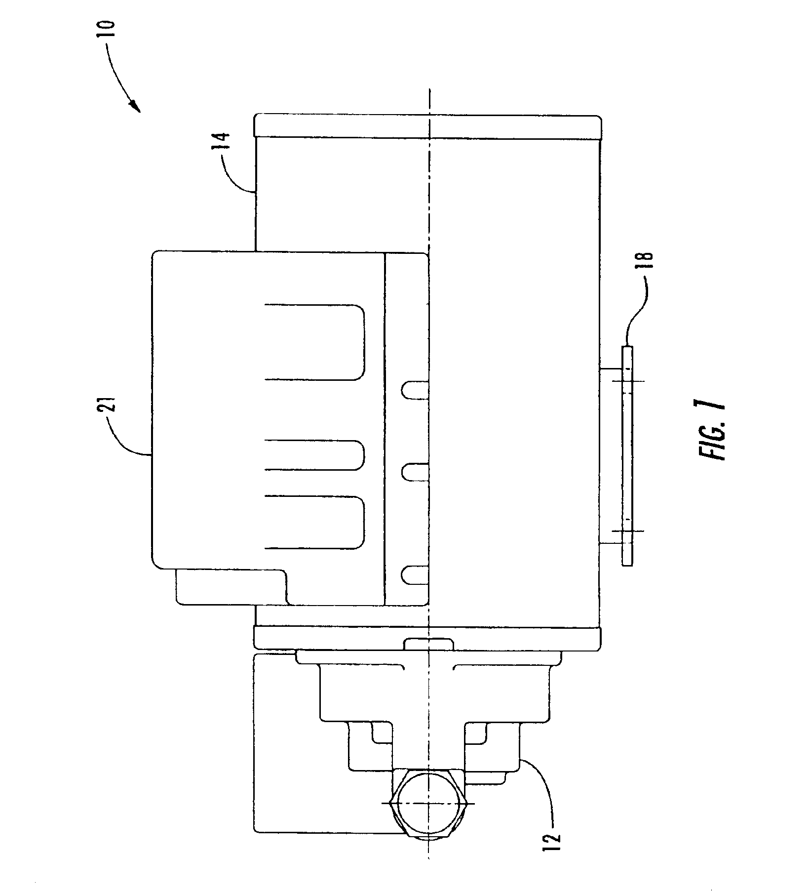 Fluid circulation path for motor pump