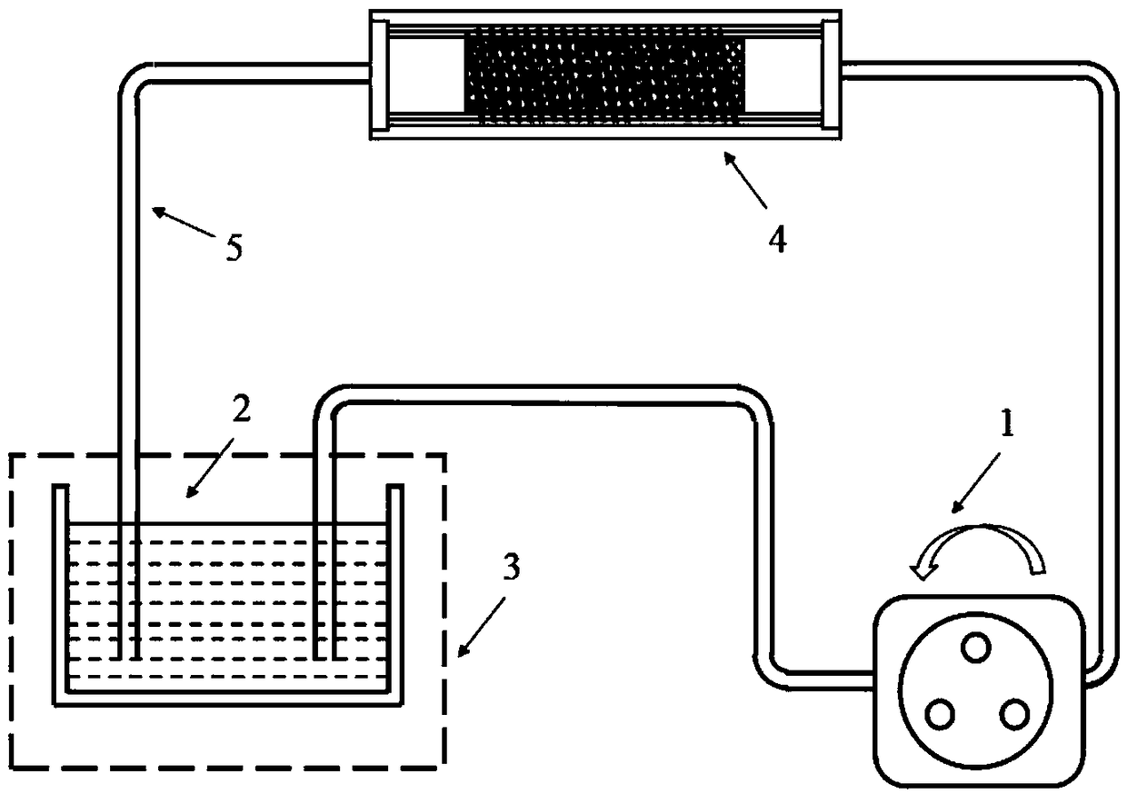 Experimental device for monitoring radial support force of intravascular stent in simulated blood vessel in real-time