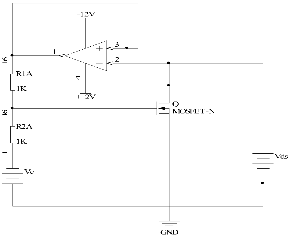 A controllable active resistor