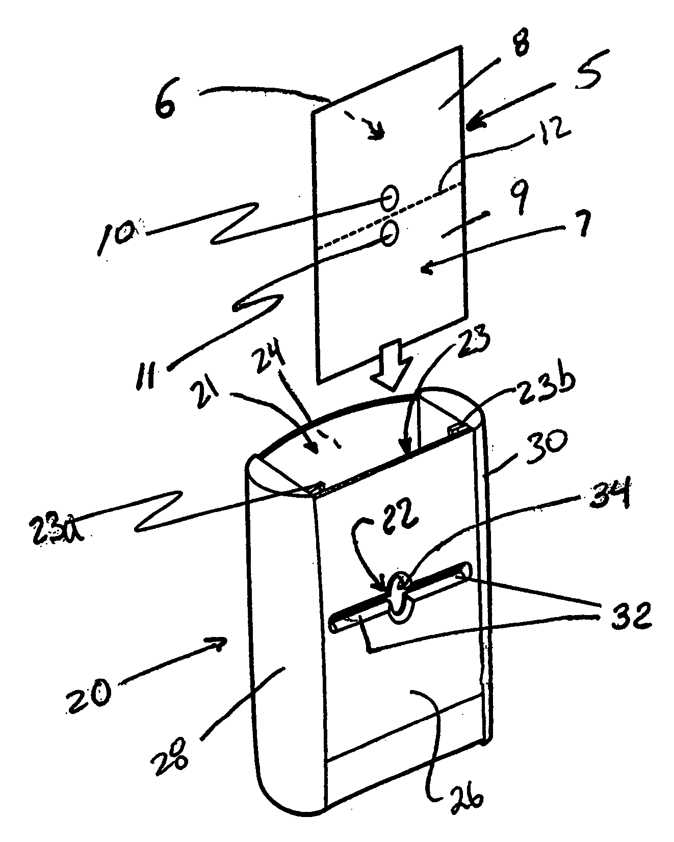 Insect trap with removable glueboard