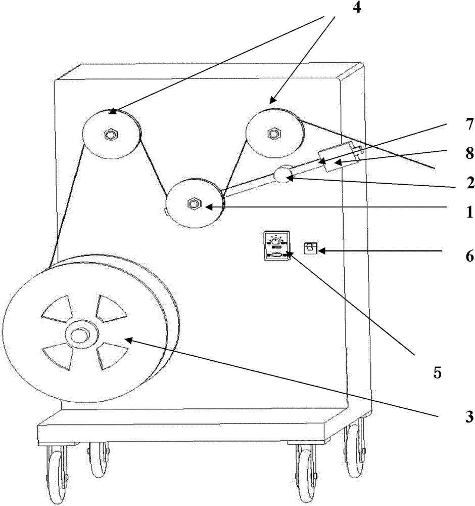 Fiber winding device