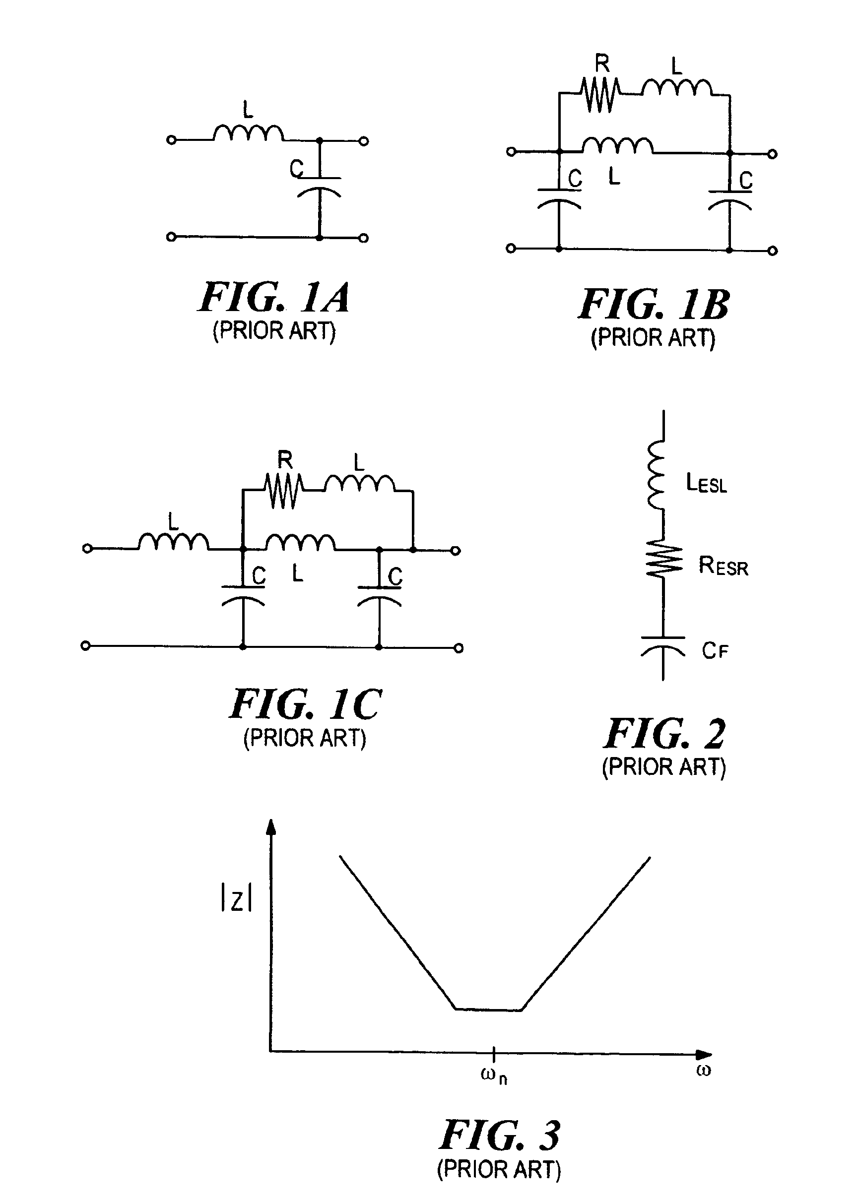 Filter having parasitic inductance cancellation