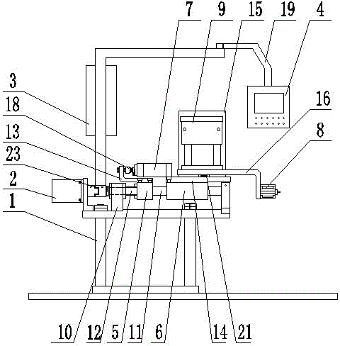 Sliding force detection device used for air disc brake