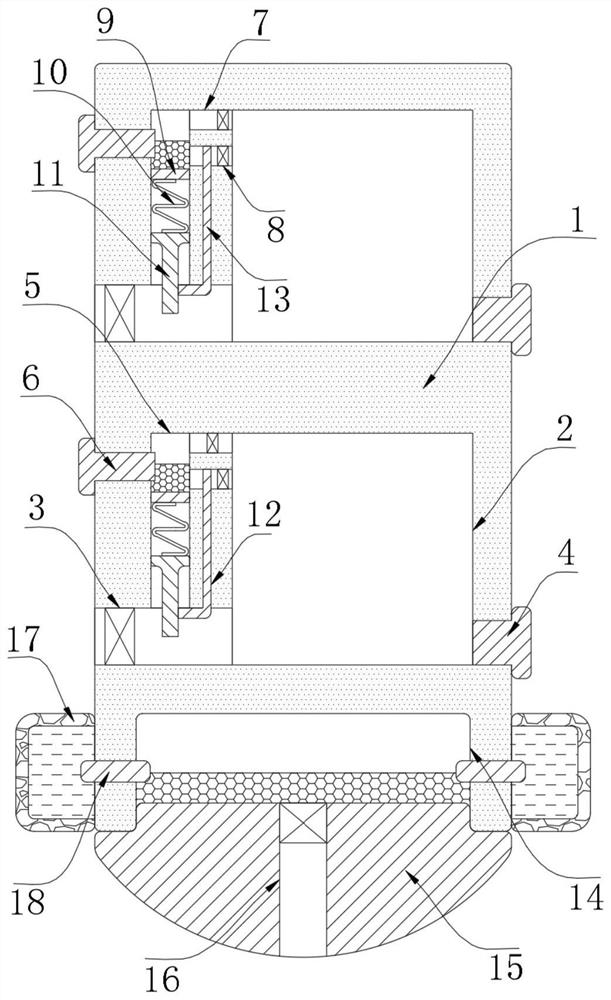 Multi-layer water taking equipment for water quality monitoring