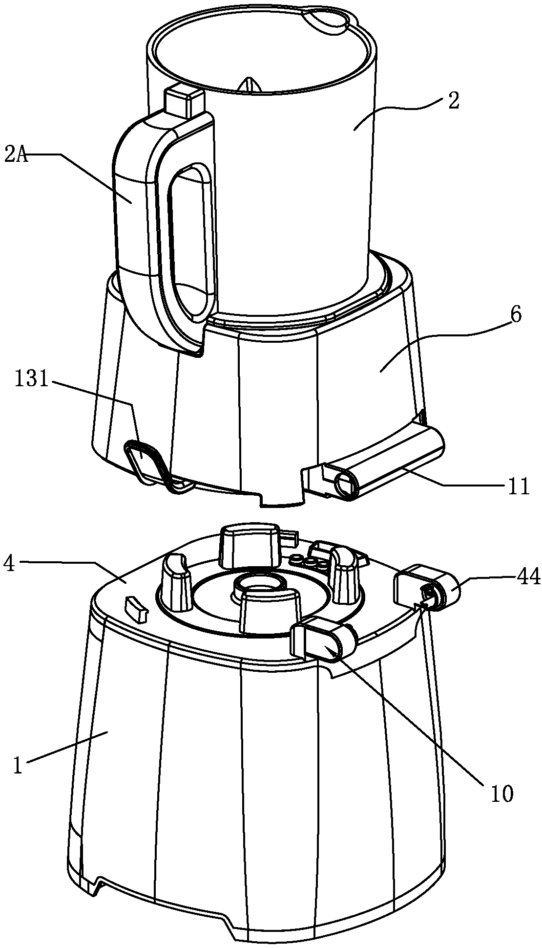 An electromagnetic heating cooking machine