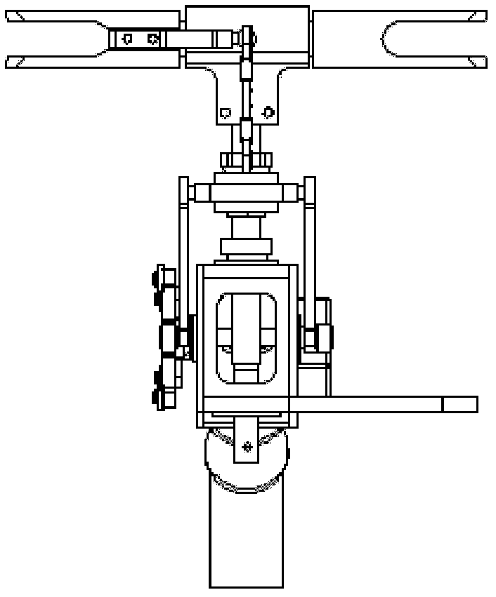 Variable-torque four-rotor aircraft with large load capacity