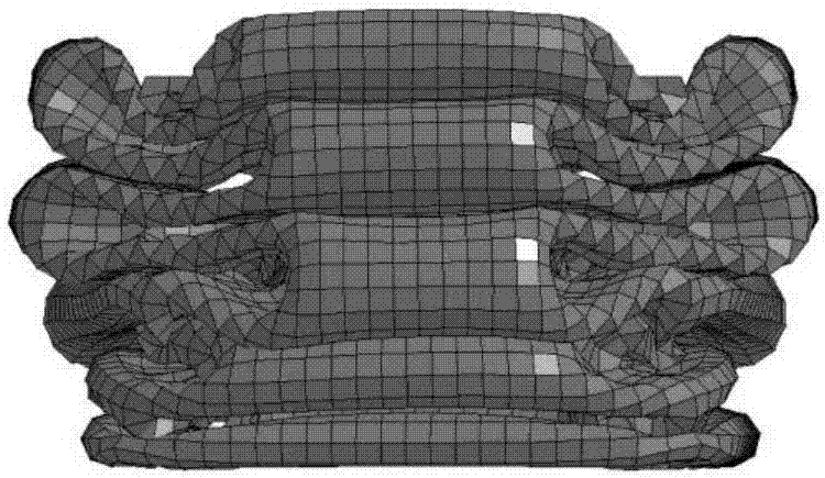 Active control method for inducting thin-walled pipe fitting to absorb energy