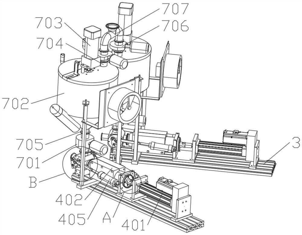 Filling machine suitable for high-viscosity materials