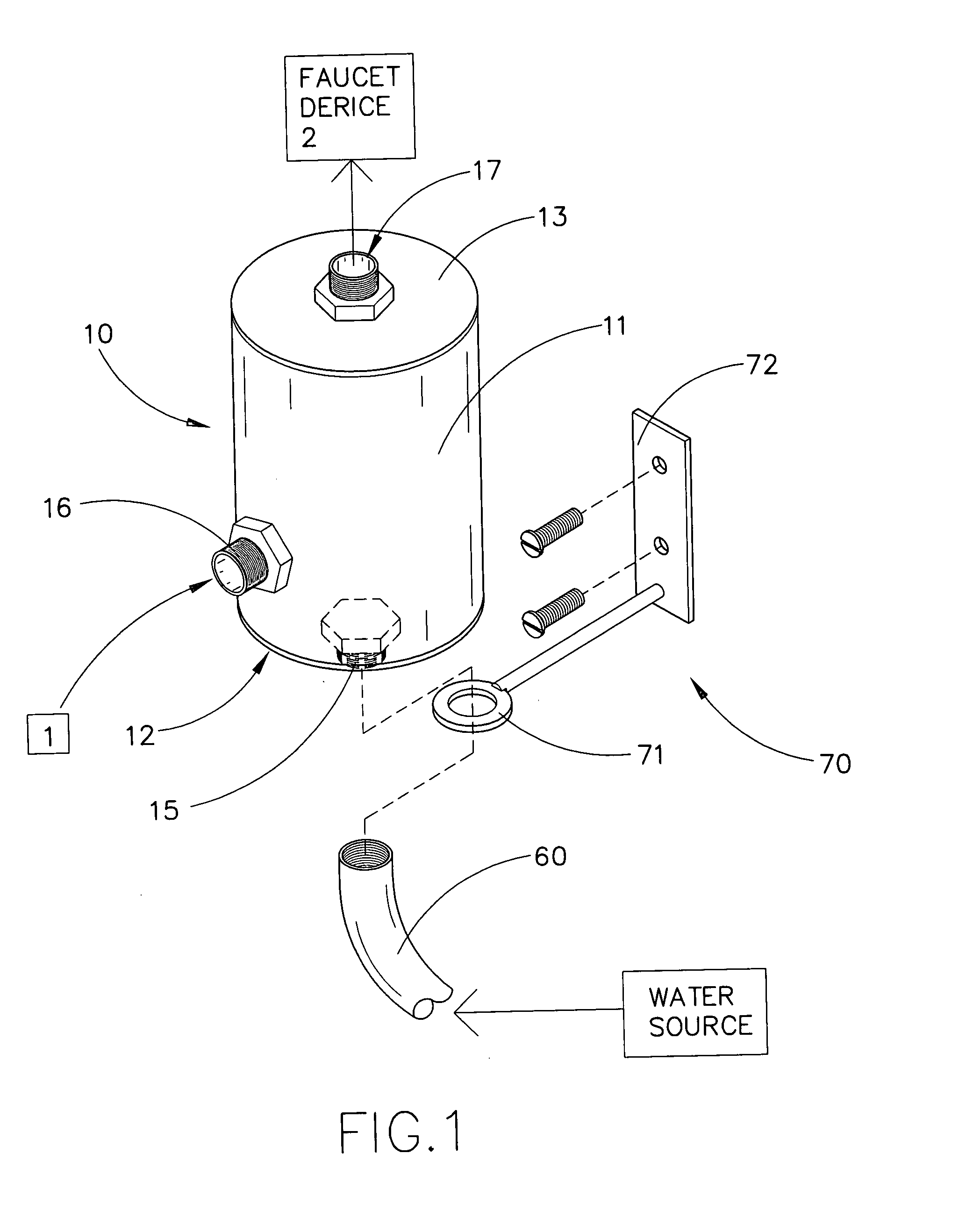 Filtration faucet system