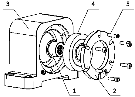 Sample clamping device for high-temperature high-frequency complicated load loading test