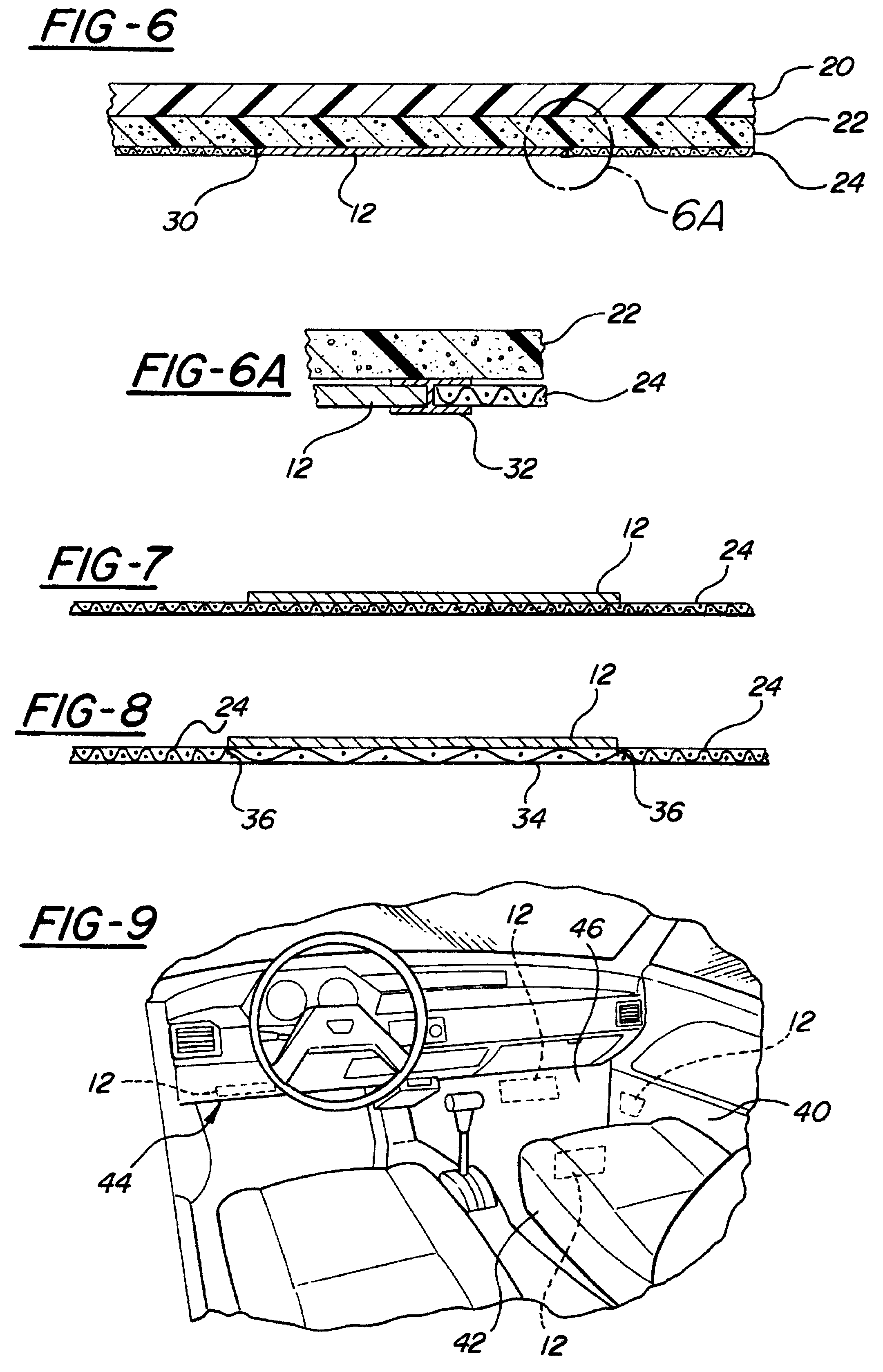 Vehicle interior lighting systems using electroluminescent panels