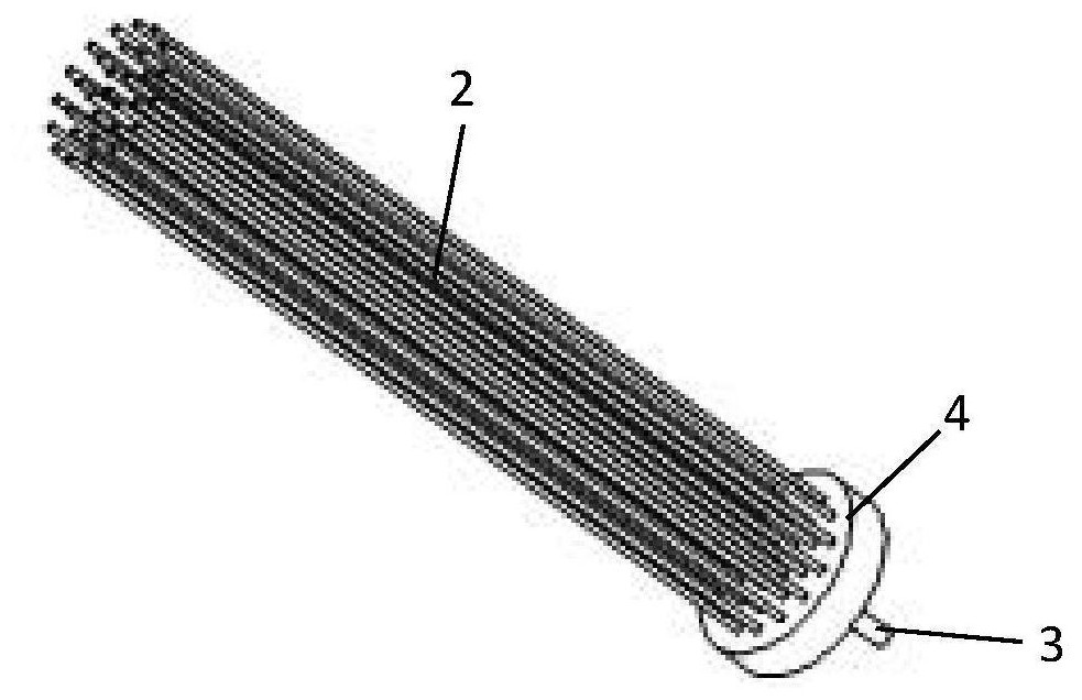 Wire-blocking structure and its application to achieve stiffness variation by frictional coupling between thin wires