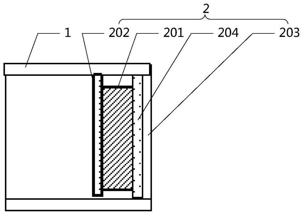 Electronic device and temperature measurement structure and key thereof