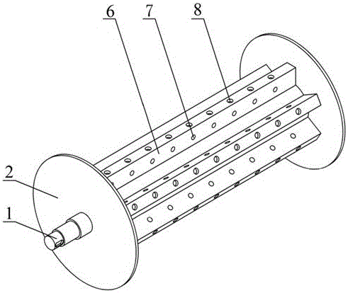 Floating type leaf-stripping roller for sugar cane harvester