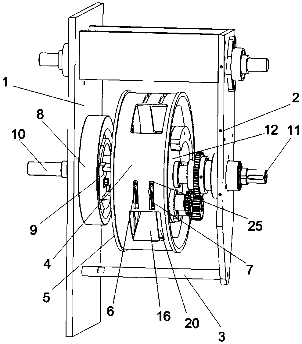 Combined folding device special for paper sanitation article production line