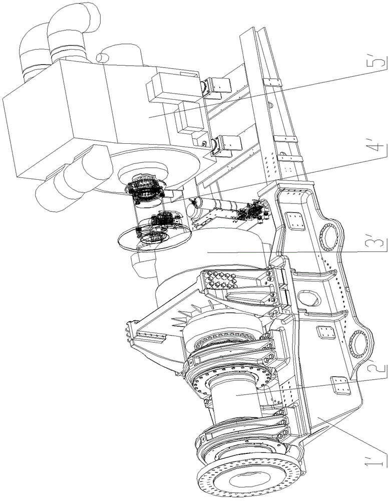 Speed increasing device and wind generating set