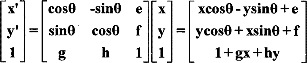 Image checking code generating method based on invertible matrix