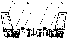 Low-level girder transporting vehicle and bridge erection and installation method