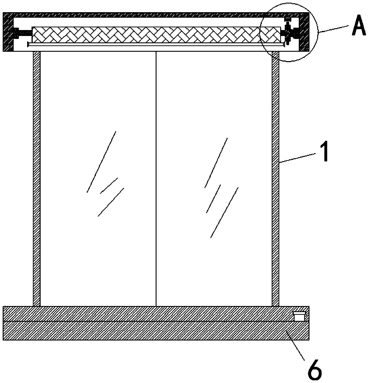 Window screen capable of achieving automatic regulation based onsunshine intensity