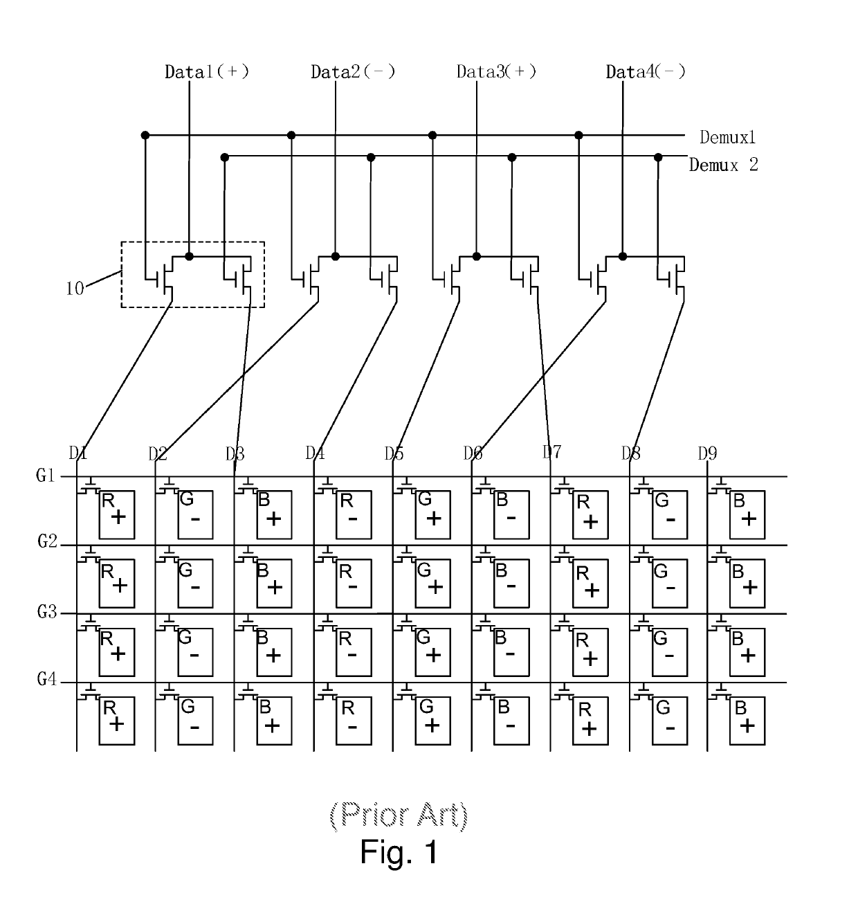 High resolution demultiplexer driver circuit