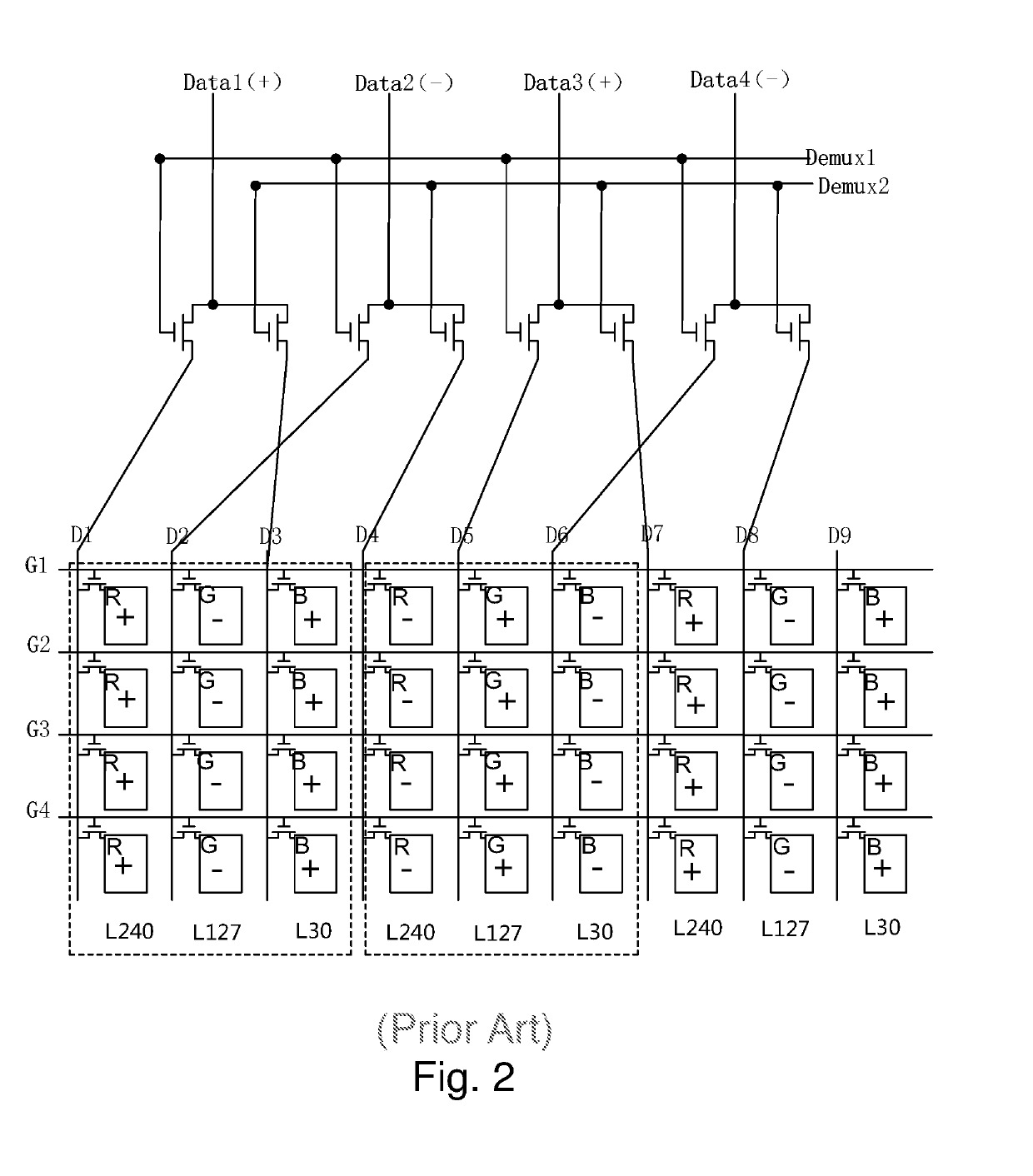 High resolution demultiplexer driver circuit