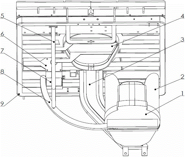 Toilet automatic conversion device for electric wheelchair