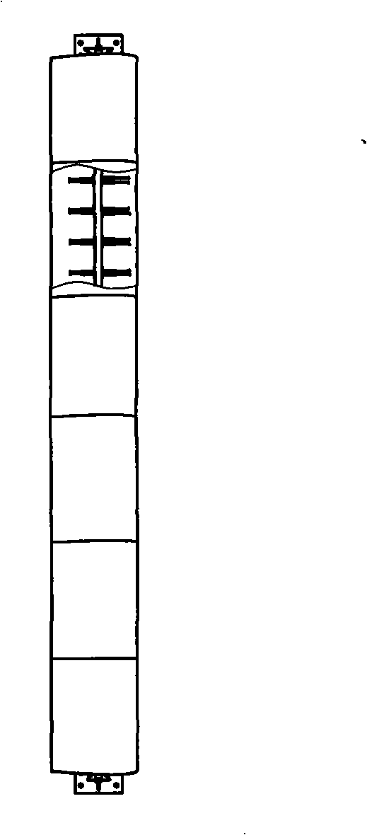 Blade of vertical wind driven generator