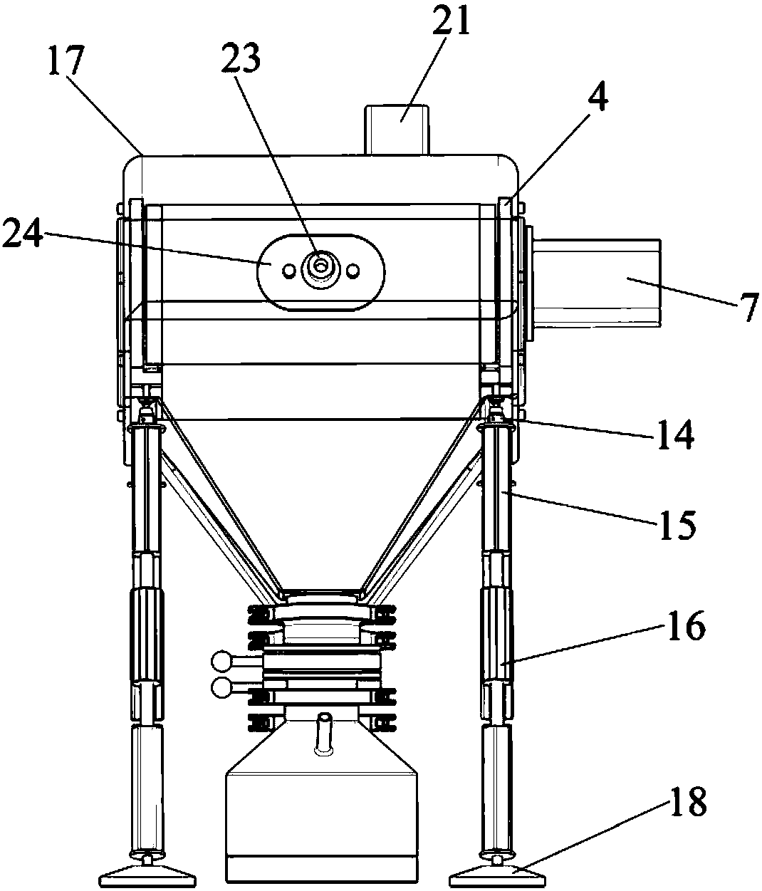 Powder sorting unit