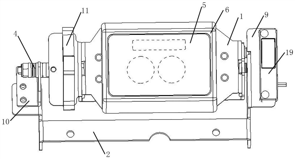 Adjustable device for compatible installation of multiple types of binocular cameras