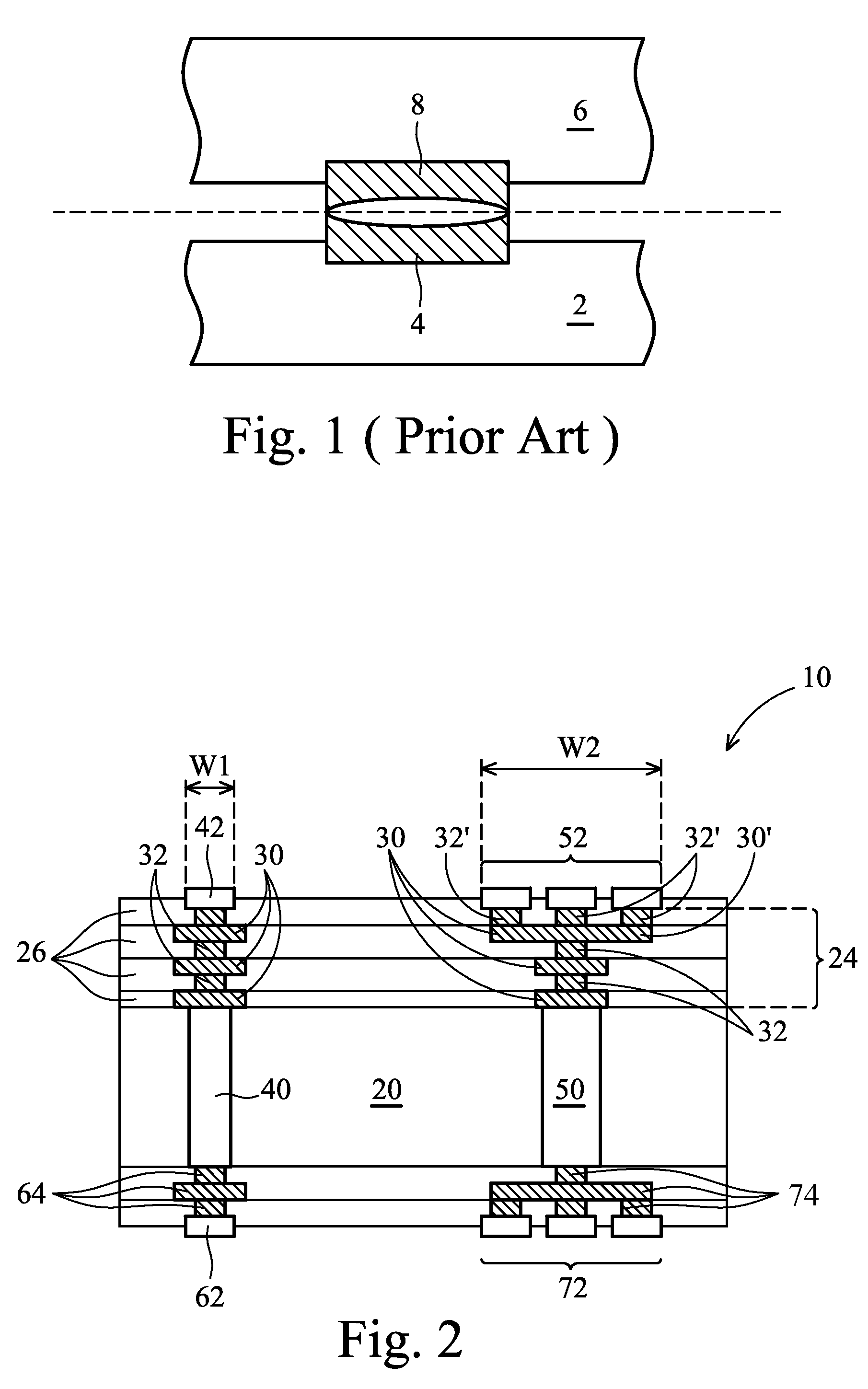 Through-substrate vias (TSVs) electrically connected to a bond pad design with reduced dishing effect