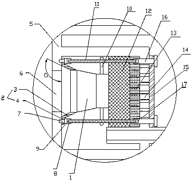 Loudspeaker mounting structure with high stability