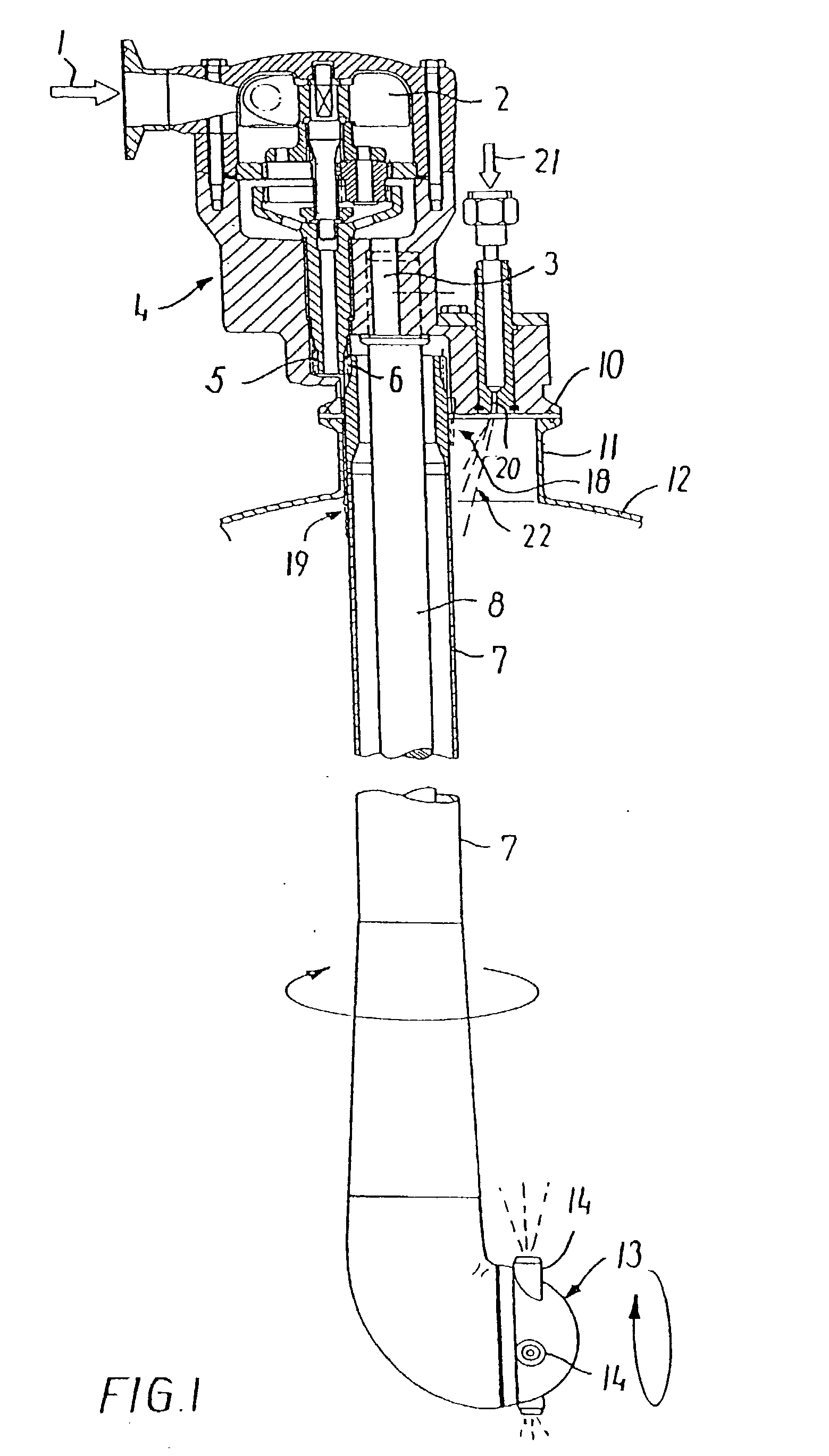 Cleaning equipment for the cleaning of tanks