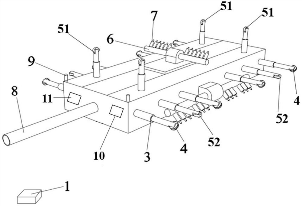 Movable culvert cleaning device and cleaning method