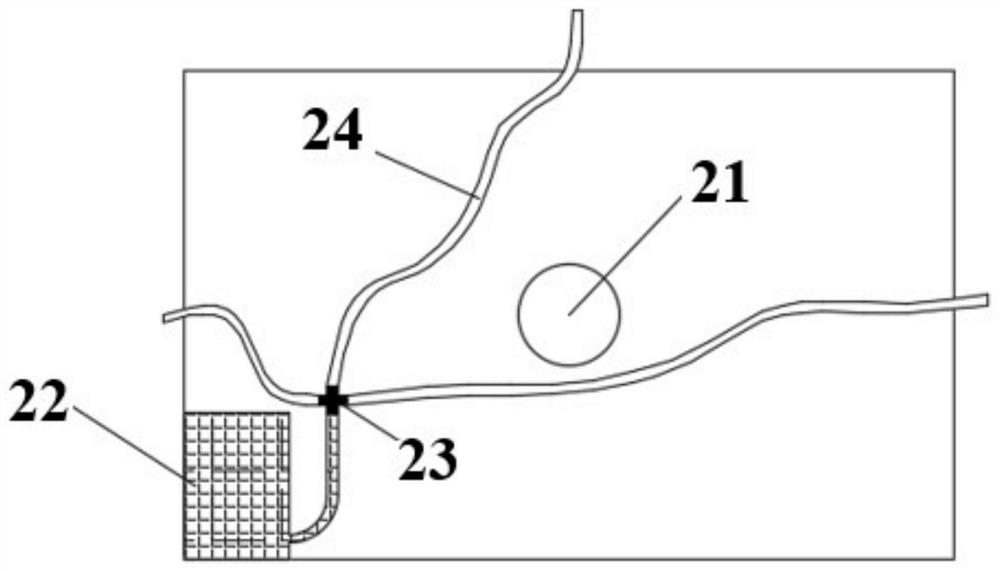 Movable culvert cleaning device and cleaning method