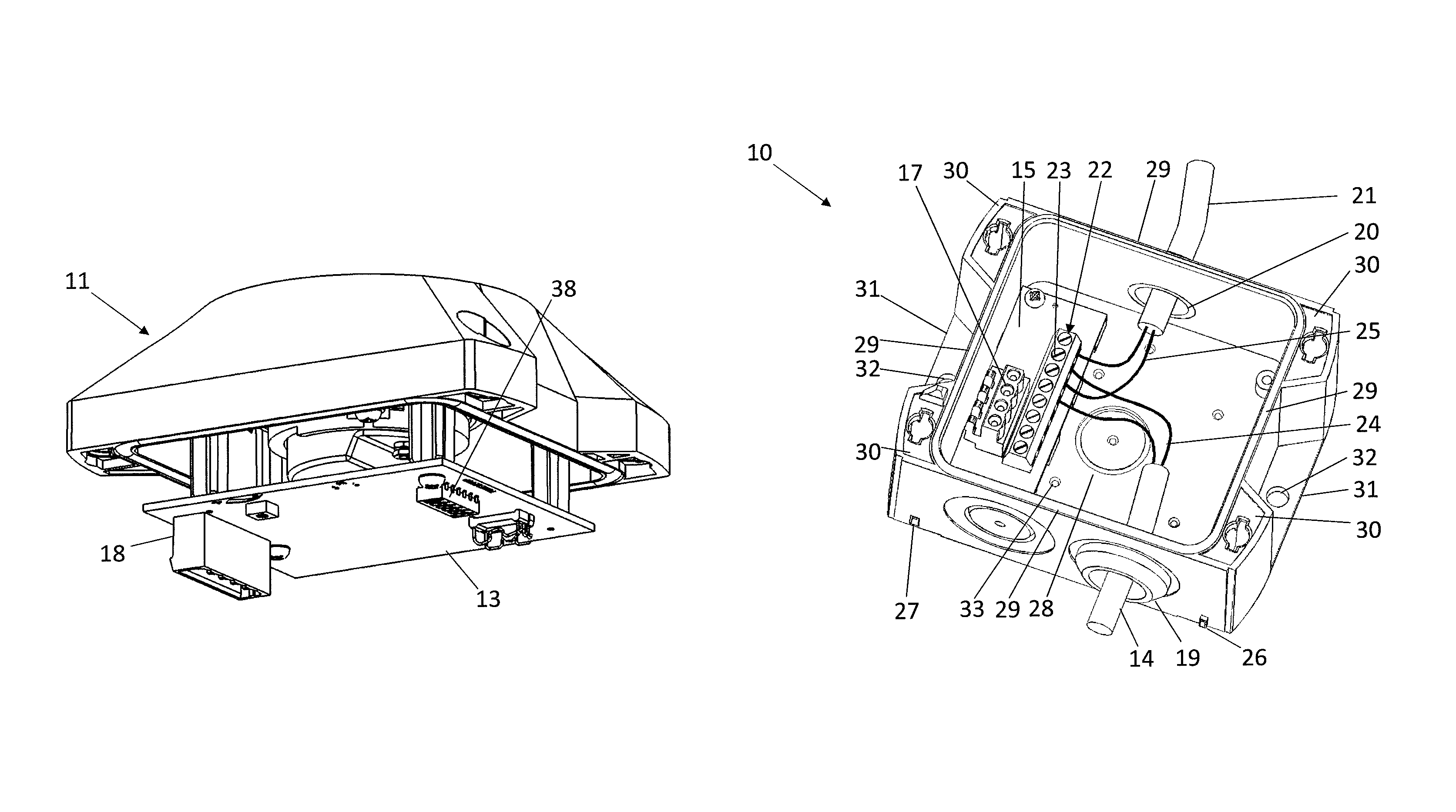 Signaling device for emitting an acoustic and/or visual signal