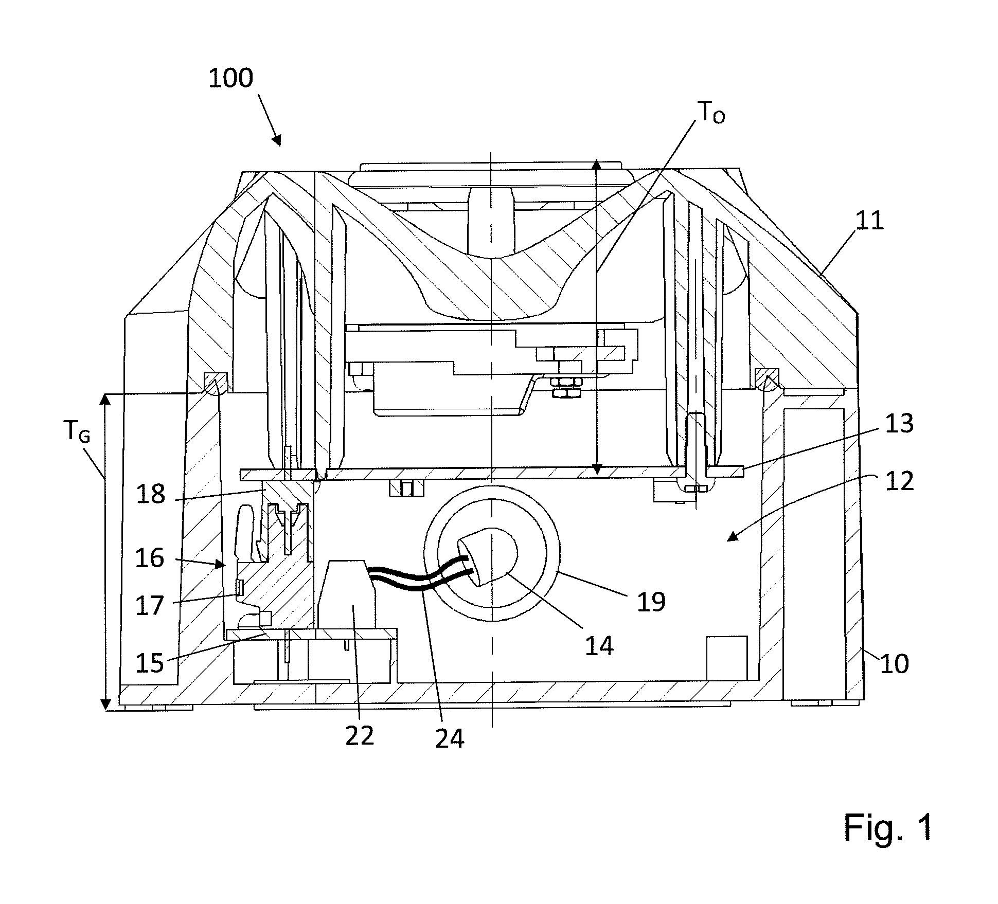 Signaling device for emitting an acoustic and/or visual signal