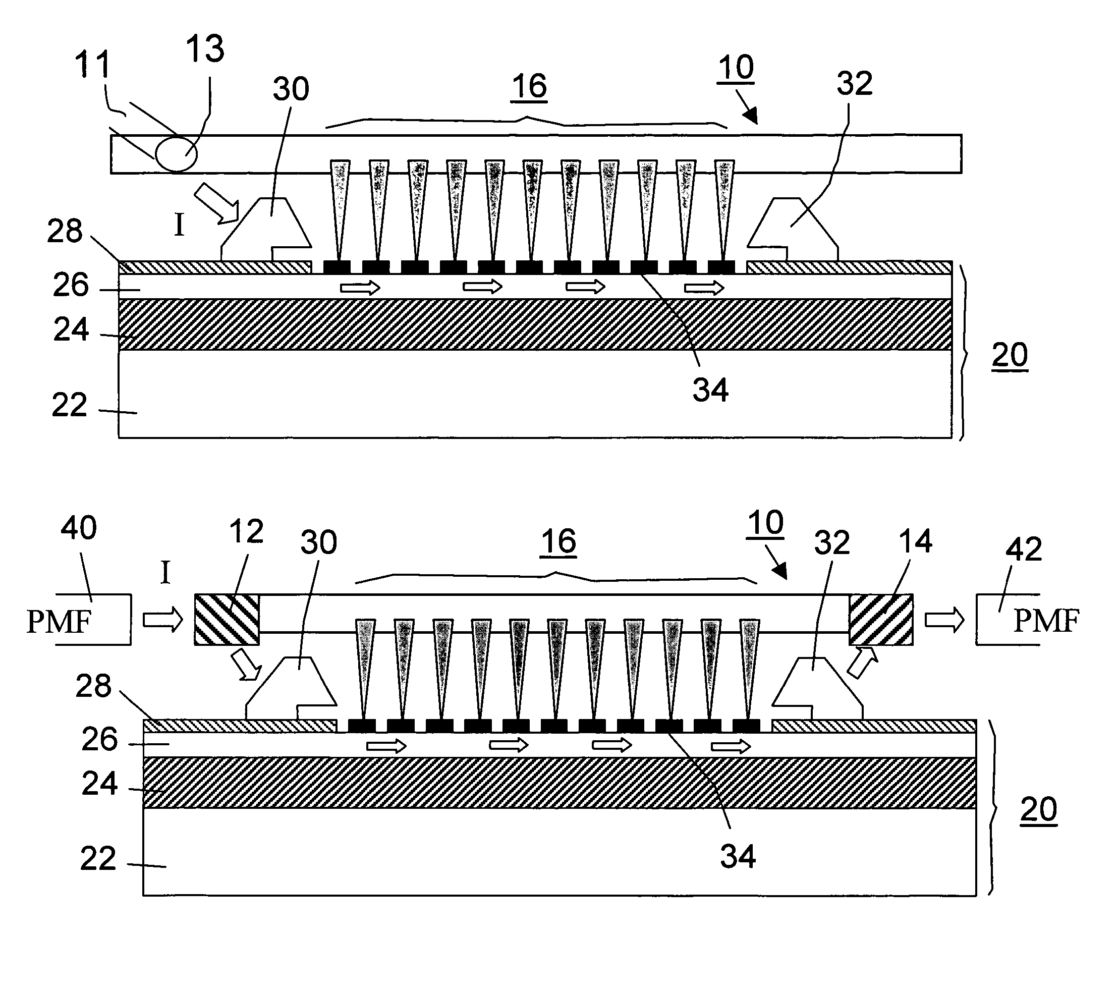 Wafer-level opto-electronic testing apparatus and method