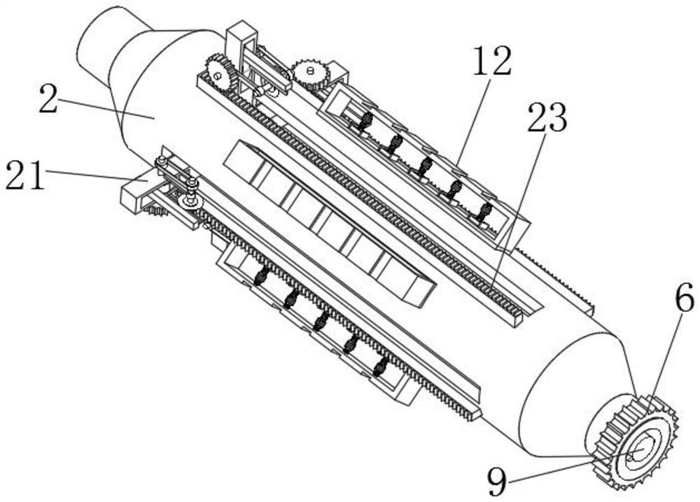 A high-efficiency trimming machine for degradable plastic film production and its production process