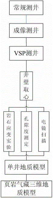 Shale gas reservoir three-dimensional geologic modeling method