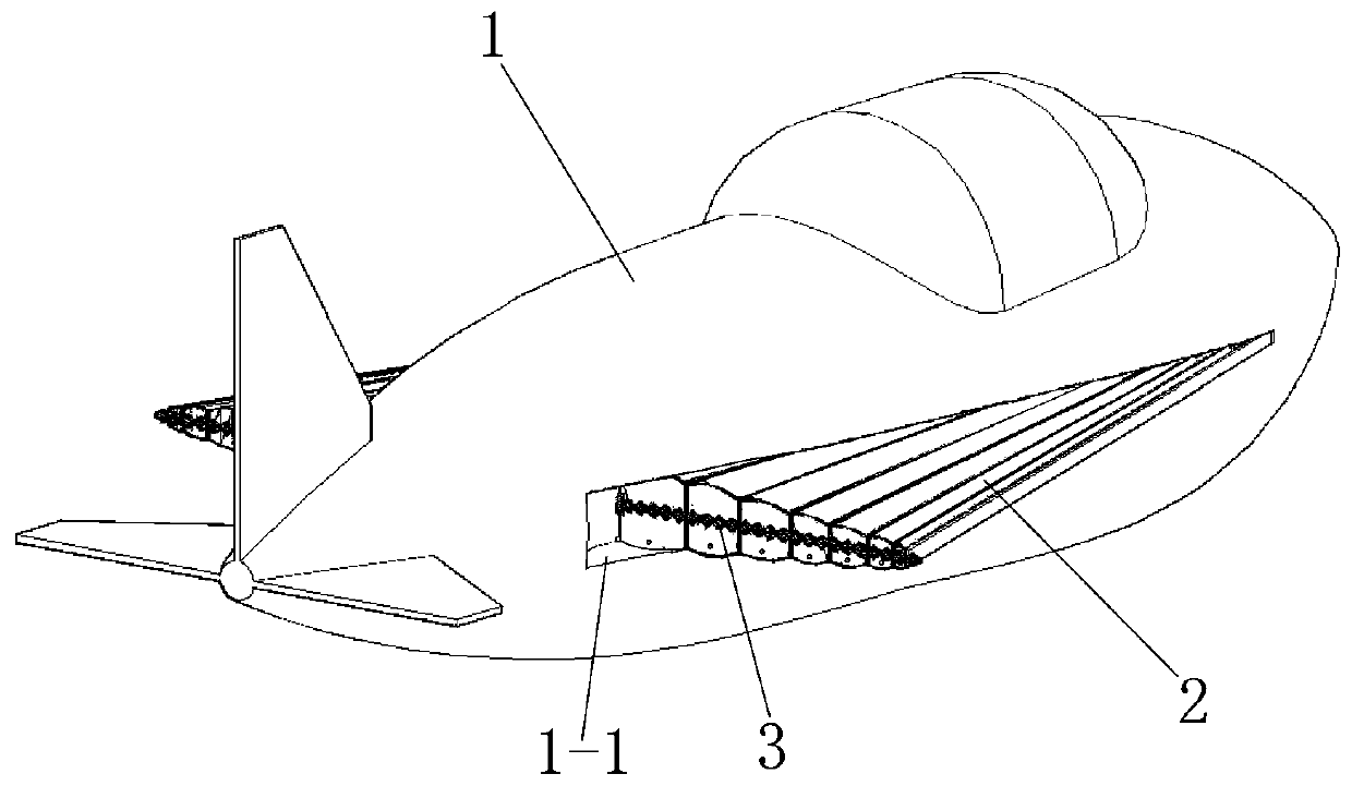 An inflatable hang gliding drone