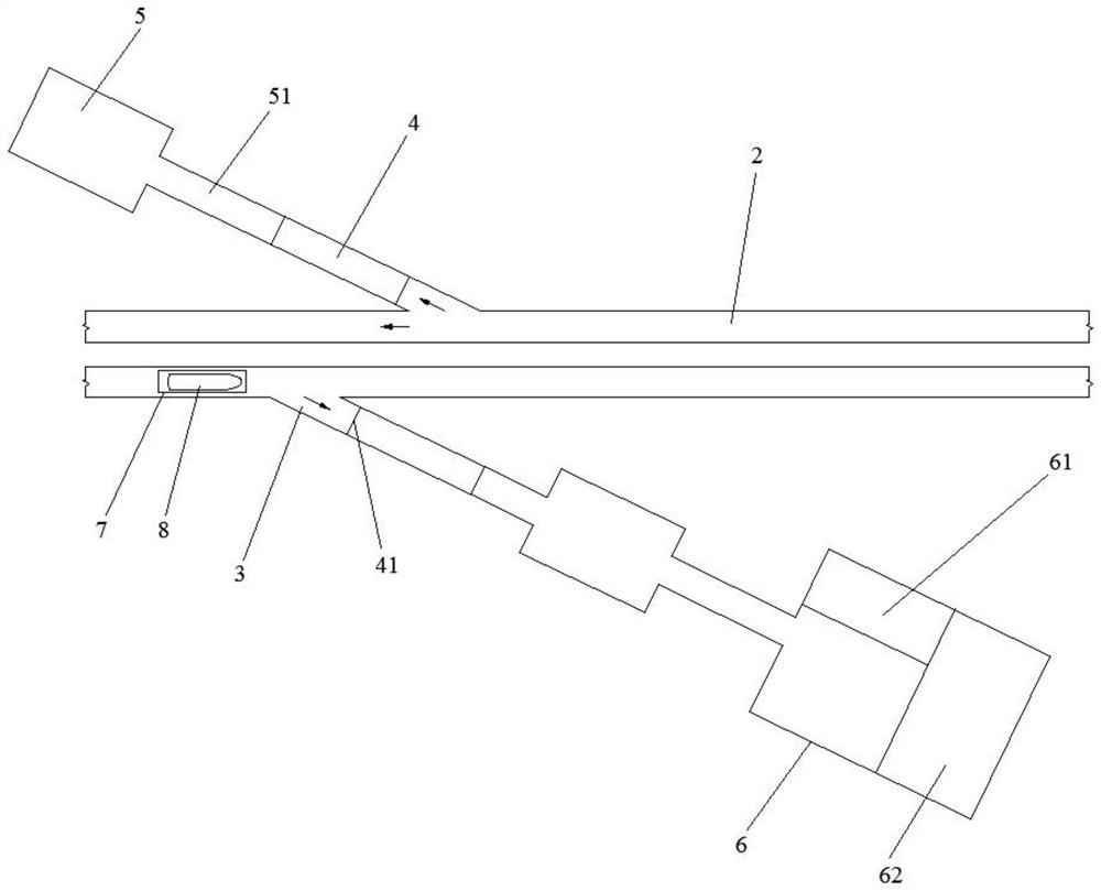 A submarine vacuum pipeline defense system