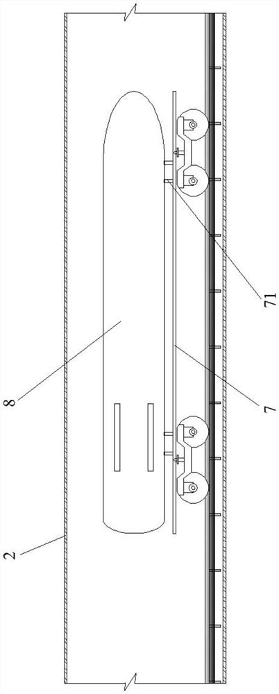 A submarine vacuum pipeline defense system