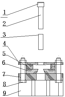 Copper alloy die machining device and machining process