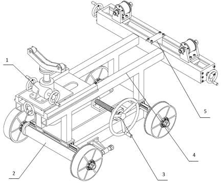 Conical cabin butt joint multi-freedom-degree adjusting device