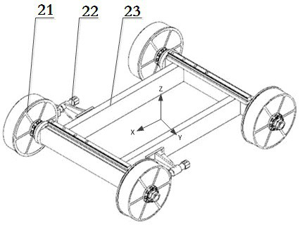 Conical cabin butt joint multi-freedom-degree adjusting device