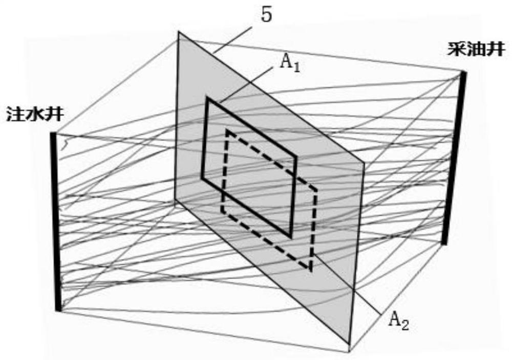 Quantitative characterization method and system for seepage interface of water-drive reservoir flow unit