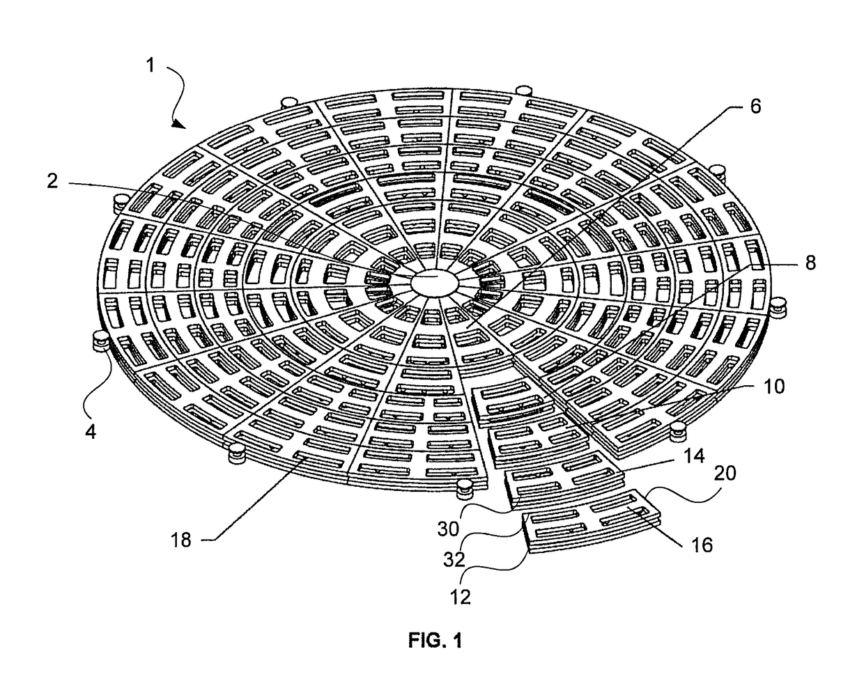 Modular Sections for Temporary Turntable Applications