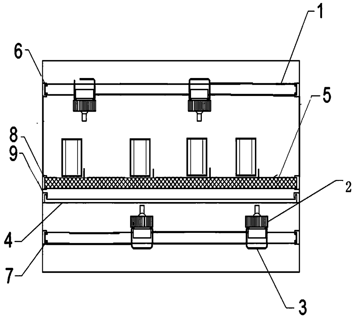 Cleaning device for cylinder sleeves of engines