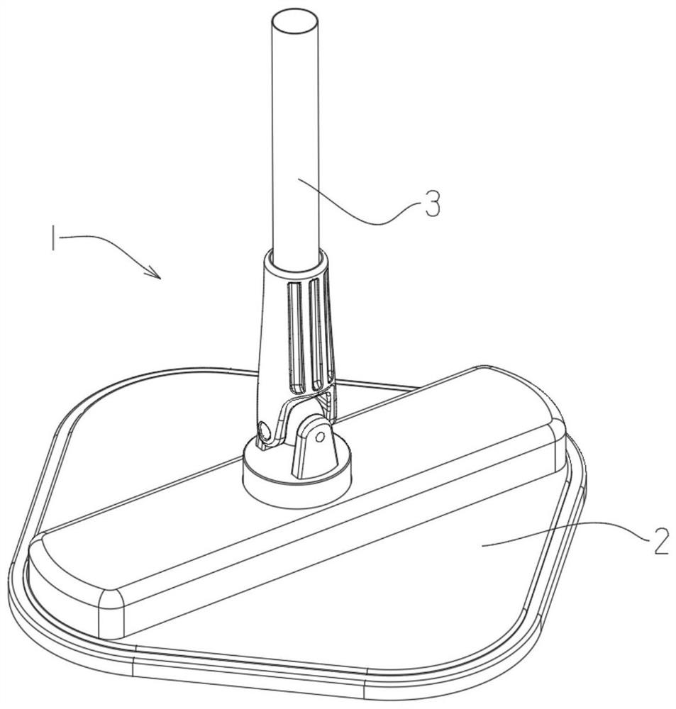 Piston type water spraying mop bucket